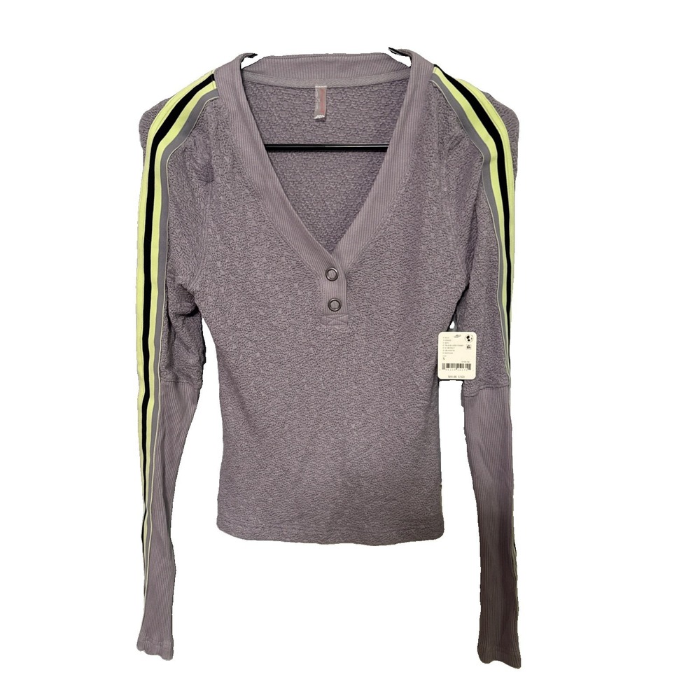 Free People Women's Long Sleeve Henley Size S